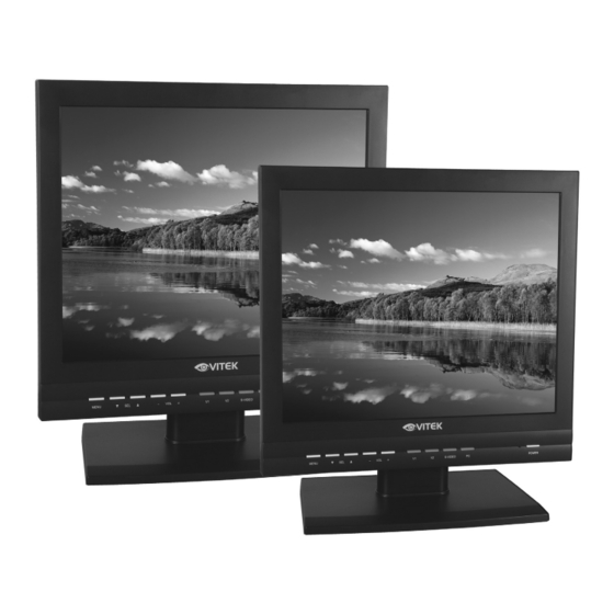 Vitek VTM-LCD173P LCD Monitor Manuals