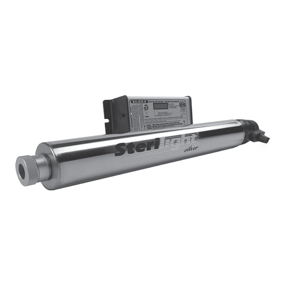 Viqua Sterilight silver SQ-PA Owner's Manual