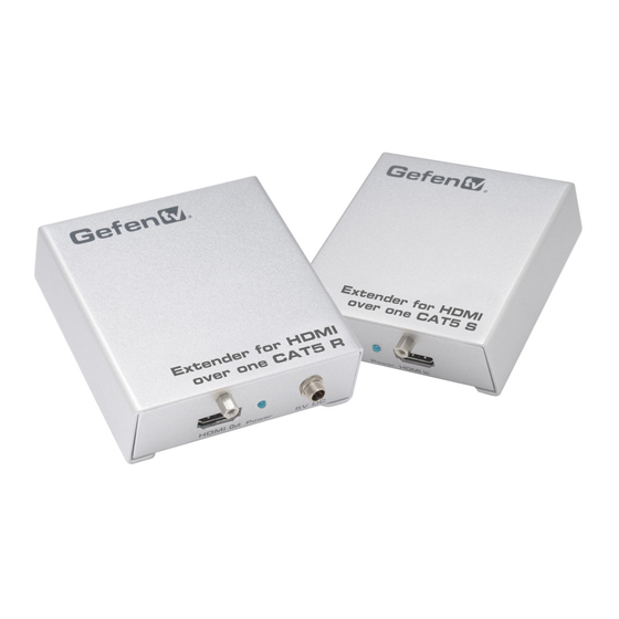 Gefen GTV-HDBT-CAT5 Manuals