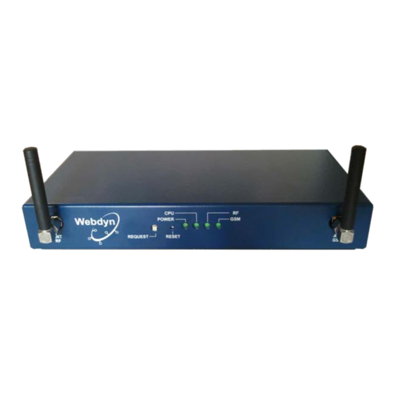 webdyn WebdynRF Wireless M-Bus Gateway Manuals