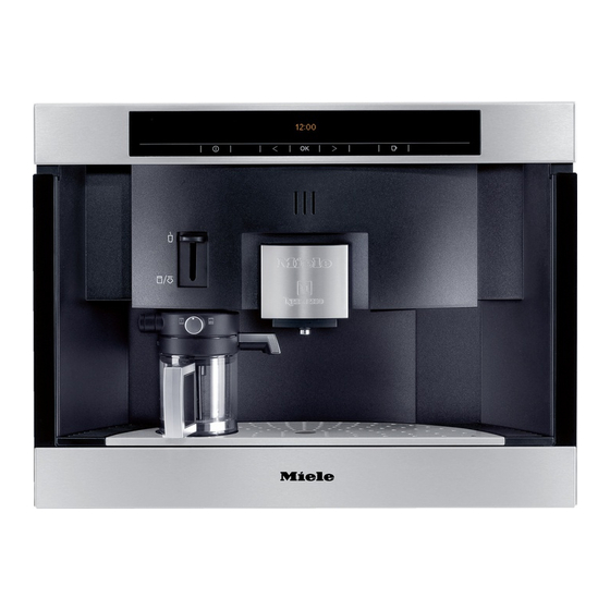 Miele CVA 3650 Operating And Installation Instructions