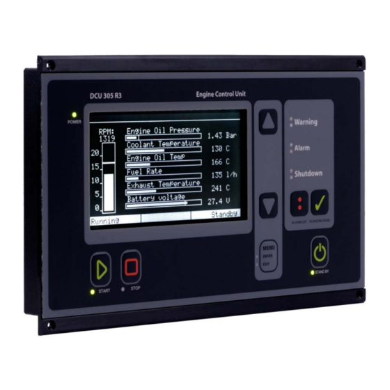 auto maskin DCU 305 R3 Installation Manual