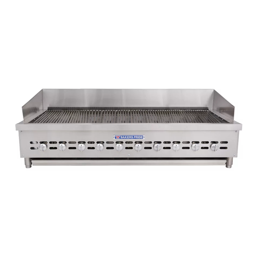 Bakers Pride Dante XXE-10 Installation And Operating Instructions Manual