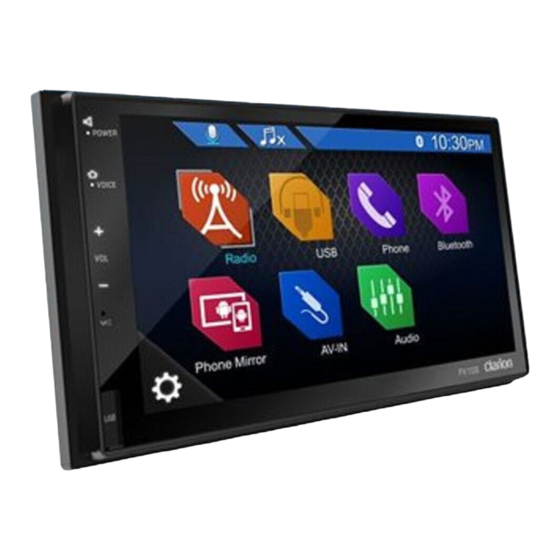 Clarion FX109 User Manual