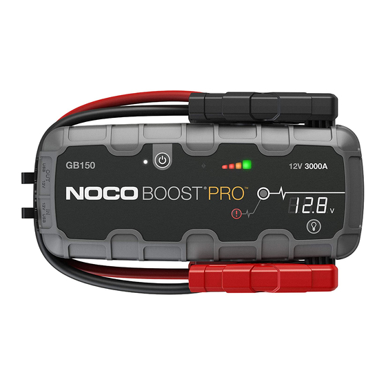 NOCO Genius Boost Pro GB150 User Manual & Warranty