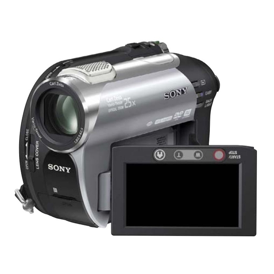 Sony DCR-DVD708E Service Manual