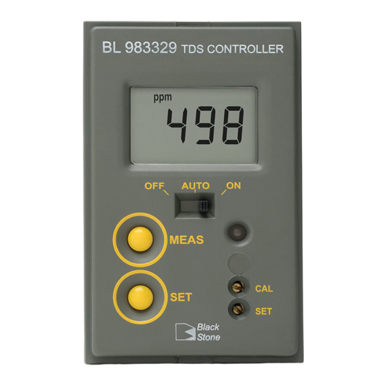 Hanna Instruments TDS Series Instruction Manual
