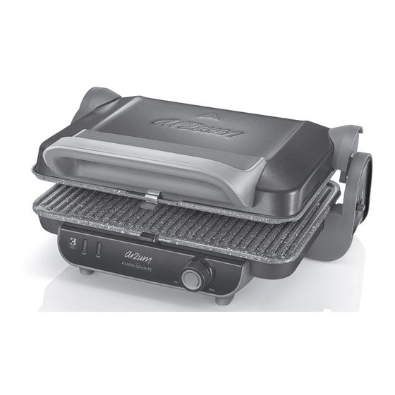 Arzum PANINI GRANITE MURDUM Instruction Manual