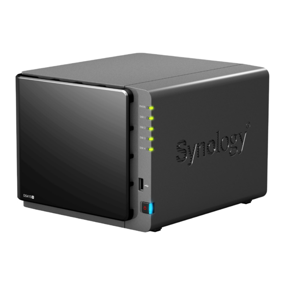 Synology DiskStation DS415+ Quick Installation Manual