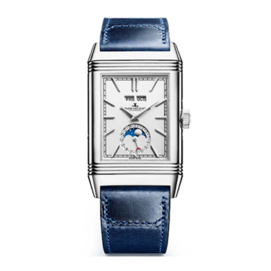 Jaeger-leCoultre REVERSO TRIBUTE DUOFACE CALENDAR Manual