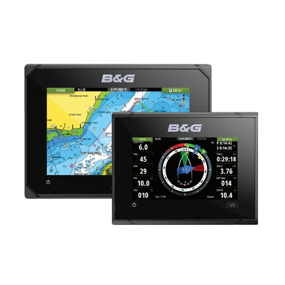 B&G Vulcan Series Quick Start Manual