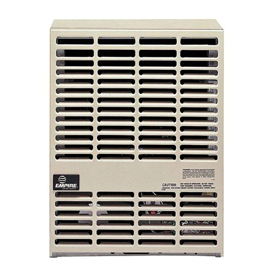 Empire Heating Systems DV-210-SG Owner's Manual