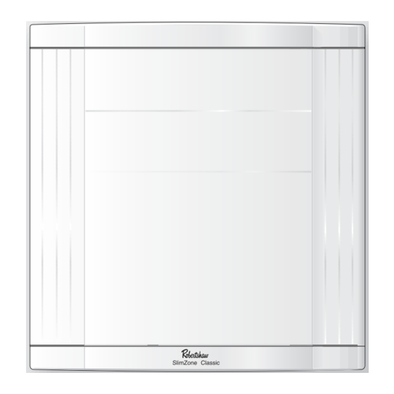 Robertshaw SLIMZONE CLASSIC 2701-001 Installation And Operation Manual