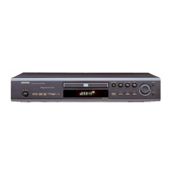 Denon dvd-900 Service Manual