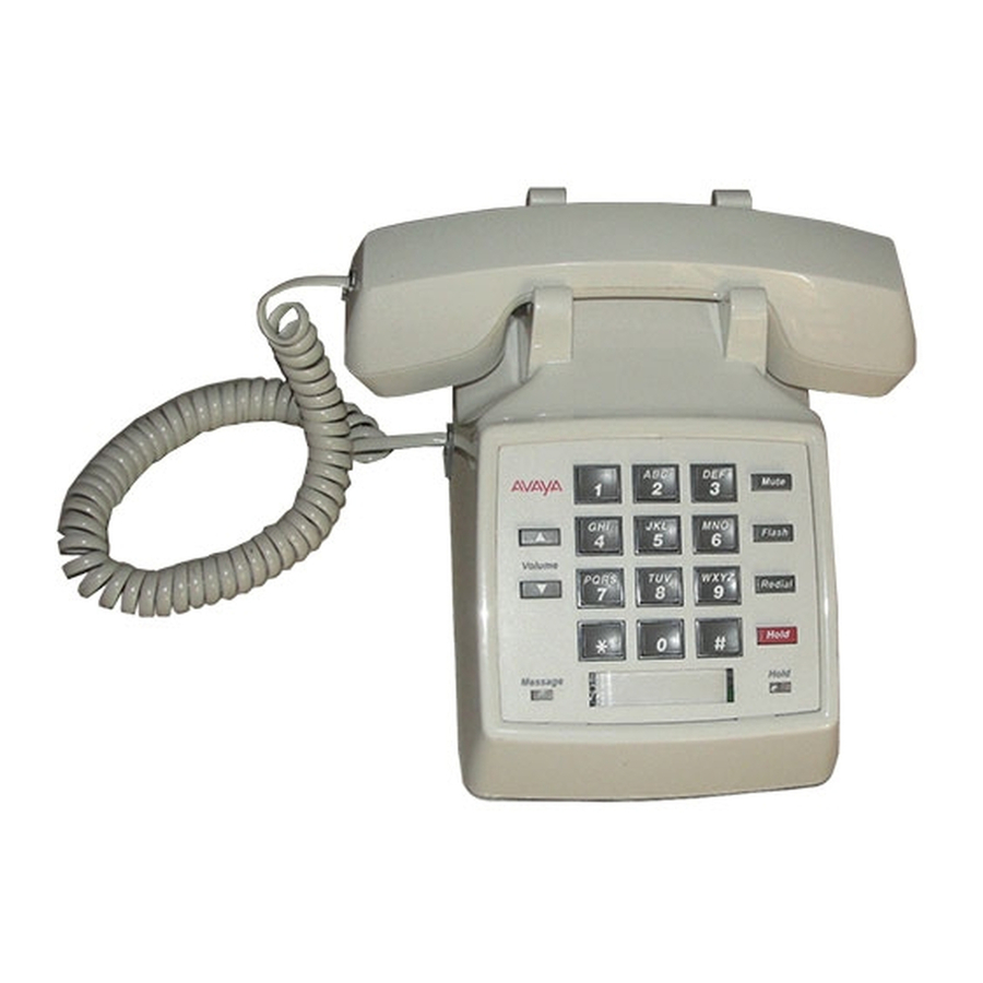 Avaya Lucent 2500 MMGN Quick Reference Manual