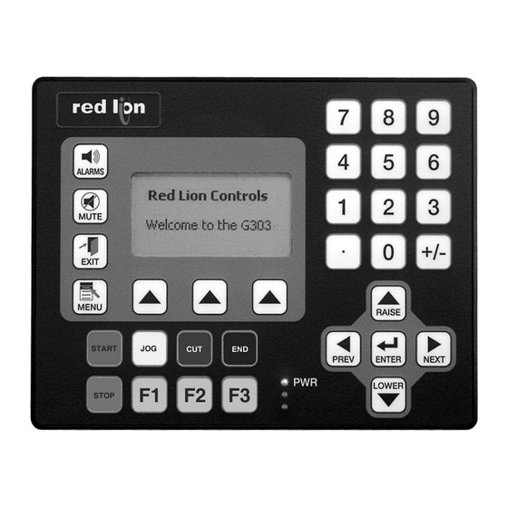 Red Ion G303 Manual