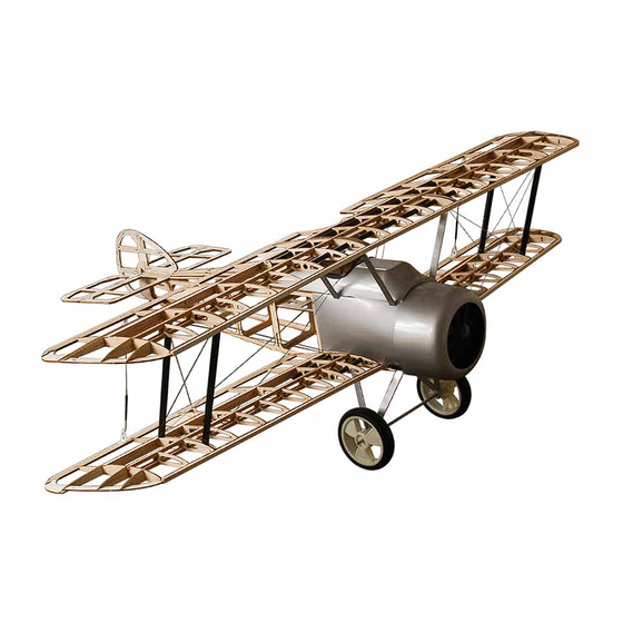 Sopwith Pup Camel Balsa Training Assembling Manual