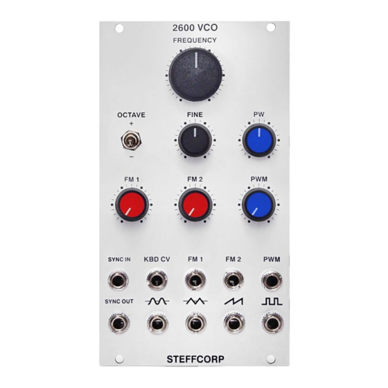 steffcorp 2600 VCO Build Manual