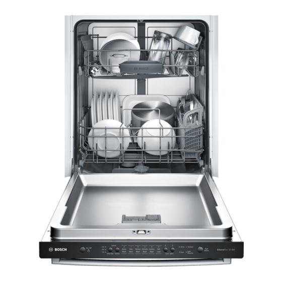 Bosch SHX3AR Series Operating Instructions Manual