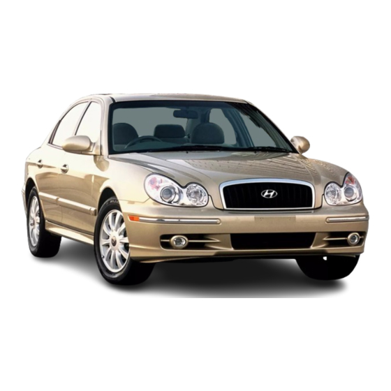 Hyundai 2005 Sonata Owner's Manual