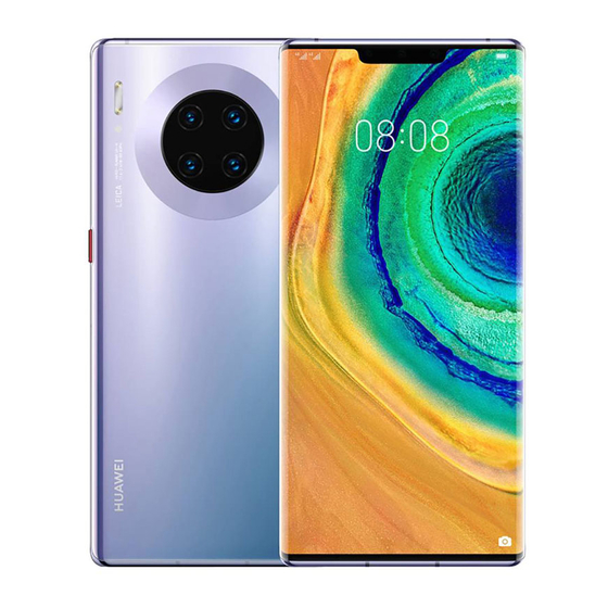 Huawei Mate 30 Pro Quick Start Manual