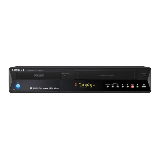 Samsung DVD-VR357 Instruction Manual