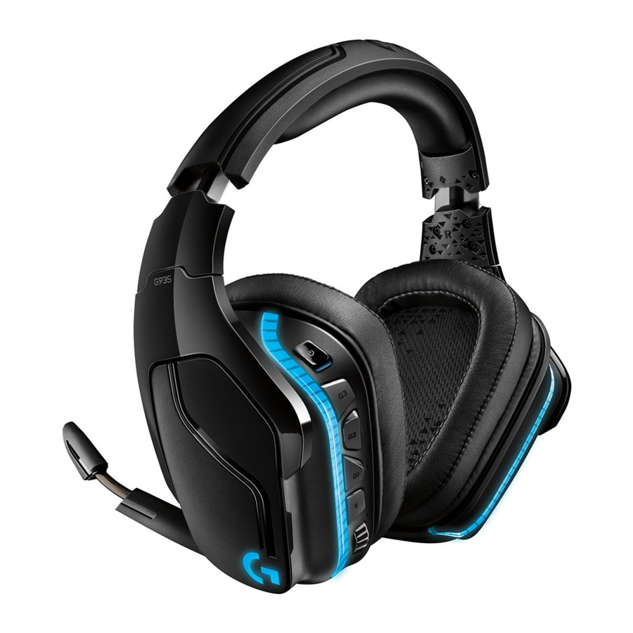 Logitech G935 - Gaming Headset Manual