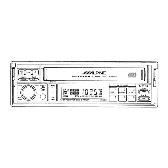 Alpine 3D Shuttle 7980M Owner's Manual