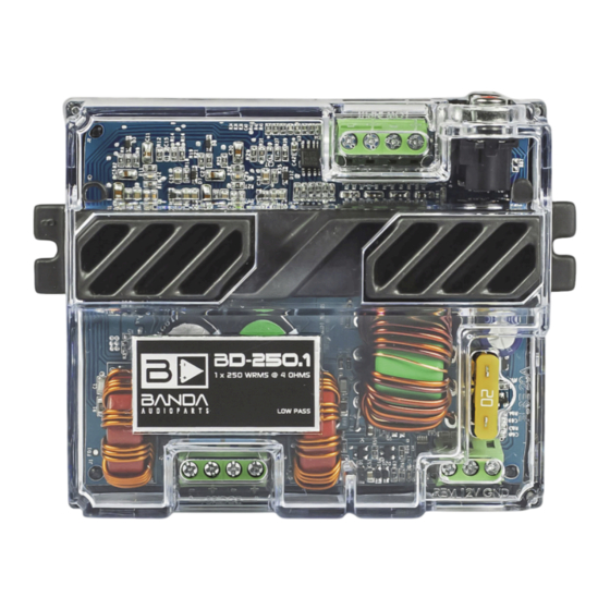 Banda Audioparts BD 250.1 Instruction Manual