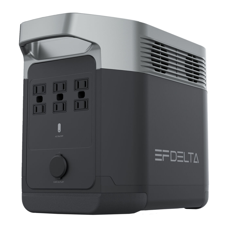 EcoFlow DELTA 1300 / 1000 Manual