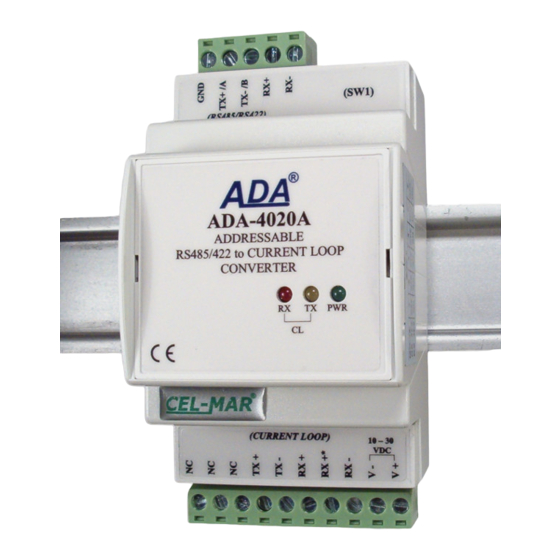 CEL-MAR ADA-4020A User Manual