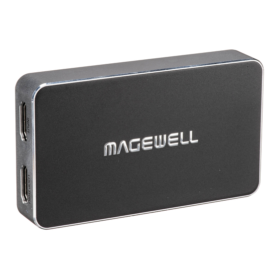 Magewell USB Capture HDMI Plus User Manual
