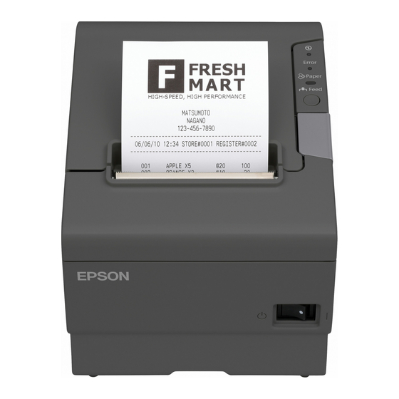 Epson TM-T88V Setup Instruction