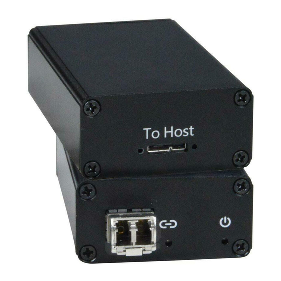 NTI XTENDEX USB3ONLY-2FOLC Series Installation And Operation Manual