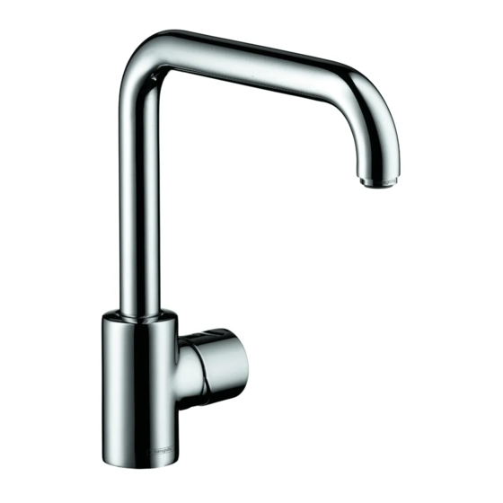 Hans Grohe Axor Uno 14850 Series Instructions For Use And Assembly Instructions