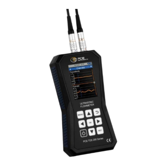 PCE Instruments PCE-TDS 200 Series User Manual