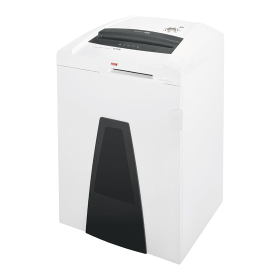 HSM securio P44 Operating Instructions Manual