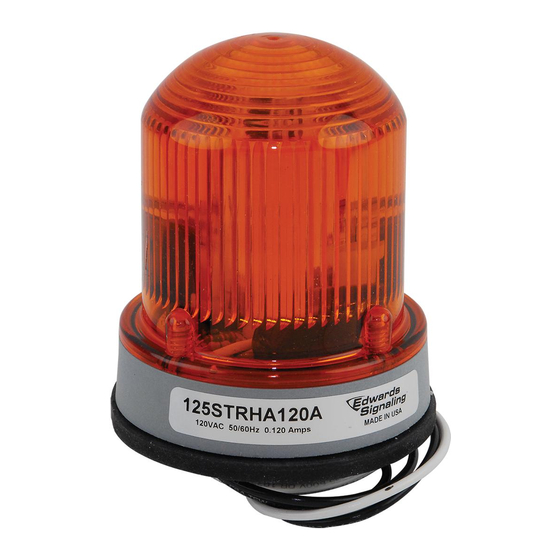 Edwards Signaling 125STRHA120A Installation Instructions