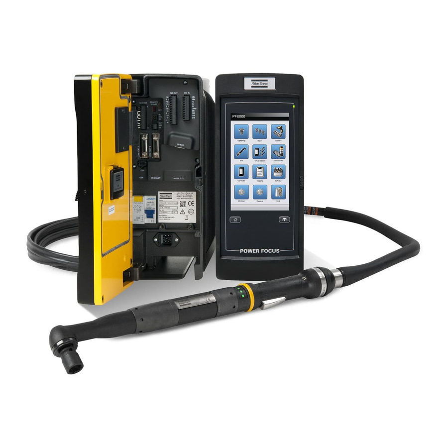 Atlas Copco POWER FOCUS 6000 Pocket Manual