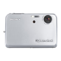 Sony DSC M2 - Cybershot 5.1MP Digital Camera Operating Instructions Manual