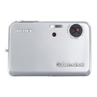 Sony Cyber-shot DSC-S600 Operating Instructions Manual