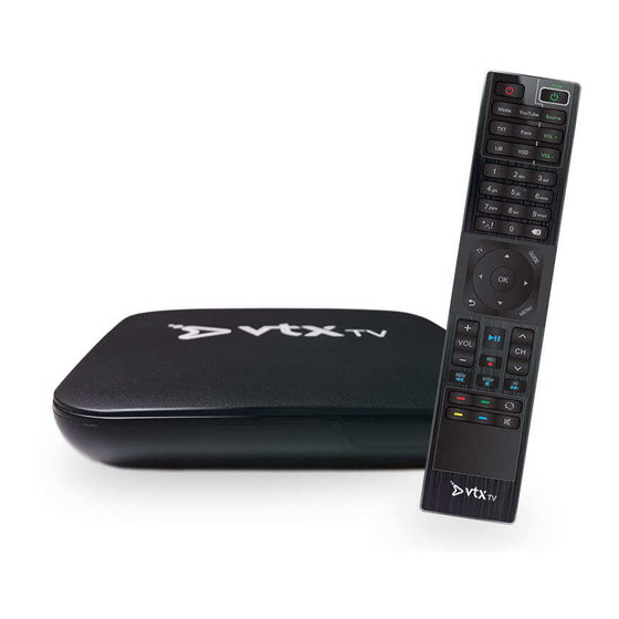 VTX TV Quick Start Manual