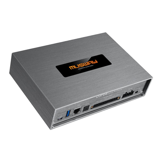 Musway DSP68 Manual