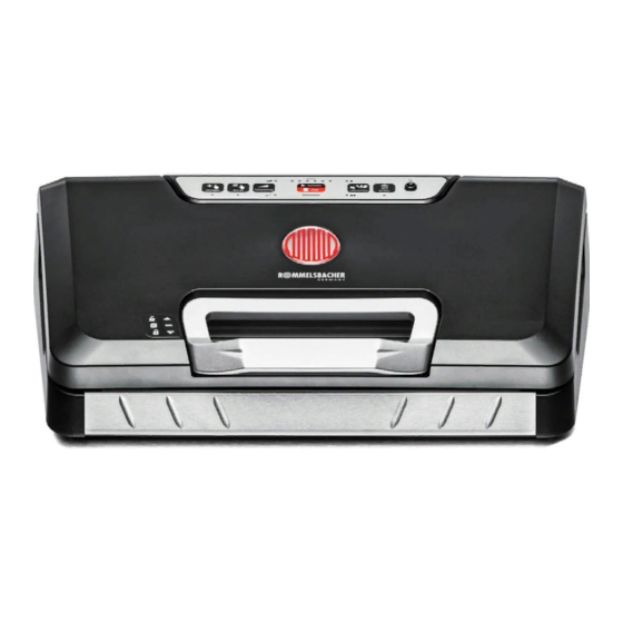 User Manuals: Rommelsbacher VAC 485 Vacuum Sealer