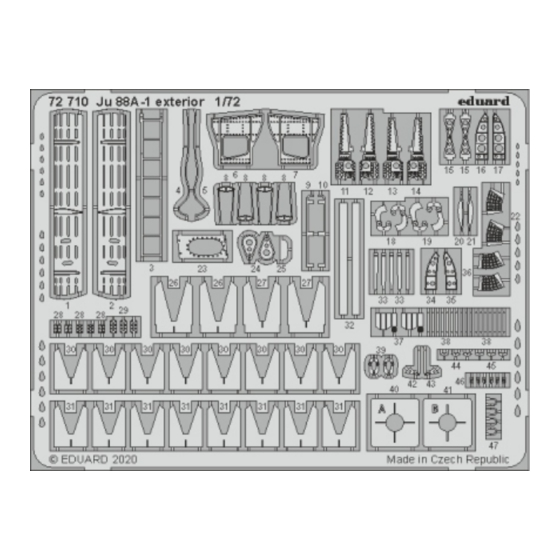 Eduard Ju 88A-1 exterior Manual
