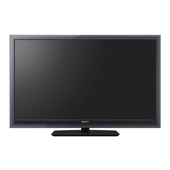 Sony BRAVIA KLV-40WE5 Operating Instructions Manual