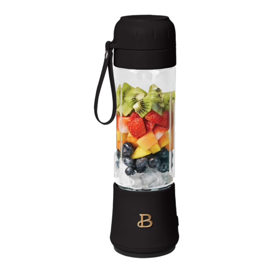 Beautiful Portable To-Go Blender Instruction Manual