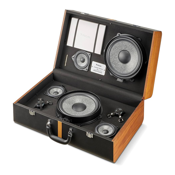 Focal P60 LIMITED EDITION Quick Start Manual