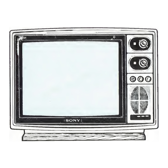 Sony KV-1711D Operating Instructions Manual