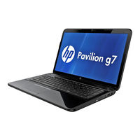 HP Pavilion G7-1310 Maintenance And Service Manual